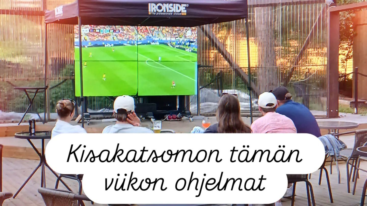 Kisakatsomossa tällä viikolla MM-jalkapallo ja tennis pelit.